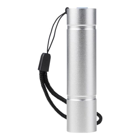 Taschenlampe aus recyceltem Aluminium COB Sami Schwarz | ohne Werbeanbringung | Nicht verfügbar | Nicht verfügbar