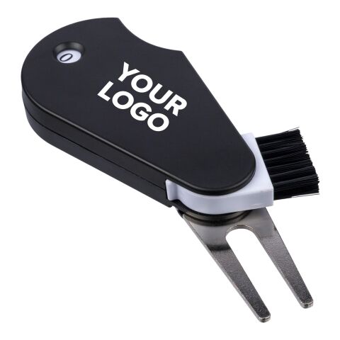 Multifunktionales Golfwerkzeug Crocus aus recyceltem Suki Schwarz | ohne Werbeanbringung