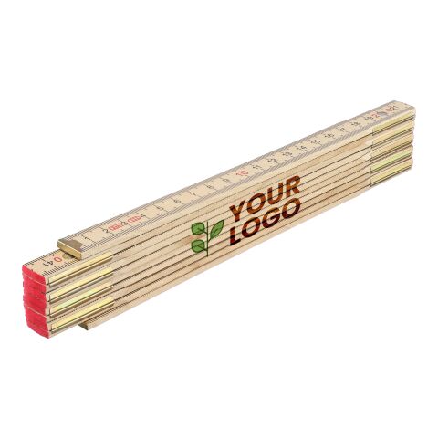 Klappbares Lineal aus Ezio Braun | ohne Werbeanbringung