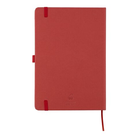 Recycelter Bioabfall und Karton-Notizbuch A5 Gertrud Rot | ohne Werbeanbringung | Nicht verfügbar | Nicht verfügbar