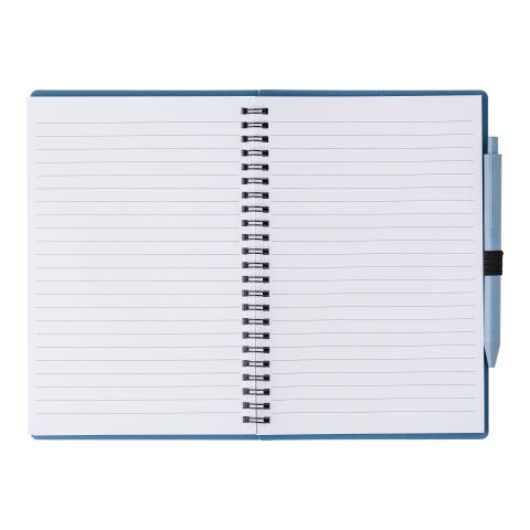 Notizbuch und Kugelschreiber aus Weizenstroh Massimo Blau | ohne Werbeanbringung | Nicht verfügbar | Nicht verfügbar