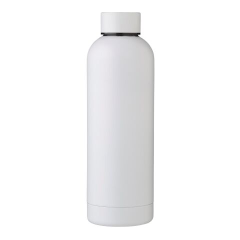 Flasche aus recyceltem Edelstahl Isaiah Weiß | ohne Werbeanbringung | Nicht verfügbar | Nicht verfügbar
