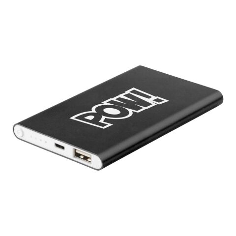 Powerbank 'Blogger' aus Kunststoff Silber