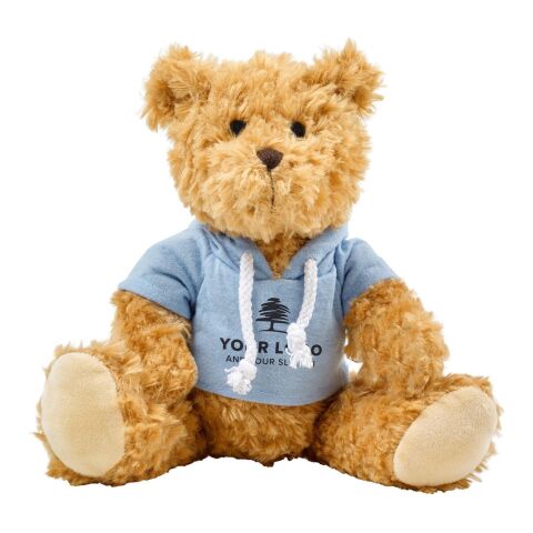 Plüsch-Teddybär 'Olaf' mit aufgestickten Augen Blau