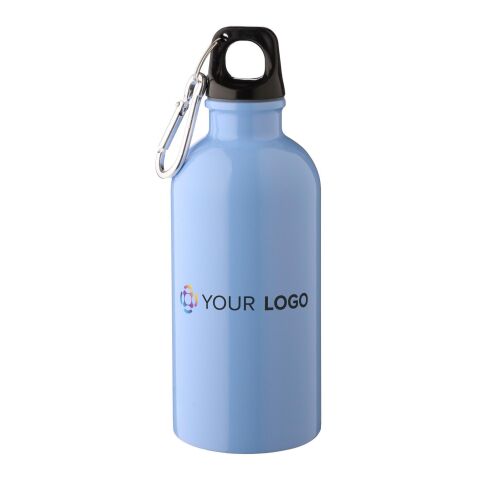 Einwandige Flasche aus recyceltem Edelstahl (400 ml) Sable Silber