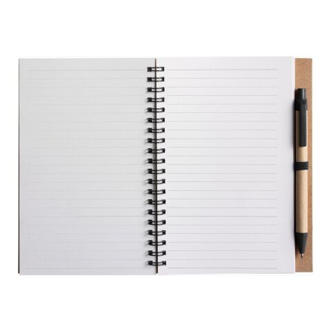 Notizbuch aus recyceltem Papier Stella Schwarz