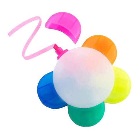 Textmarker '5 in 1' aus Kunststoff bunt
