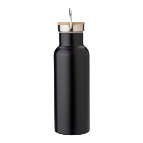 Edelstahl-Trinkflasche doppelwandig Schwarz