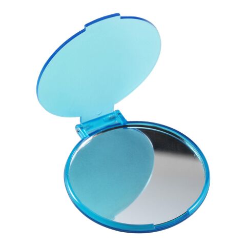 Kosmetikspiegel &#039;Pocket&#039; aus Kunststoff Hellblau | ohne Werbeanbringung | Nicht verfügbar | Nicht verfügbar