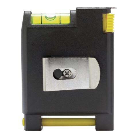 Maßband &#039;4 in 1&#039; aus Kunststoff Schwarz | ohne Werbeanbringung | Nicht verfügbar | Nicht verfügbar