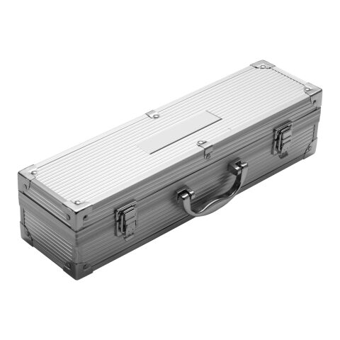 Grillset &#039;Grand&#039; aus Metall Silber | ohne Werbeanbringung | Nicht verfügbar | Nicht verfügbar