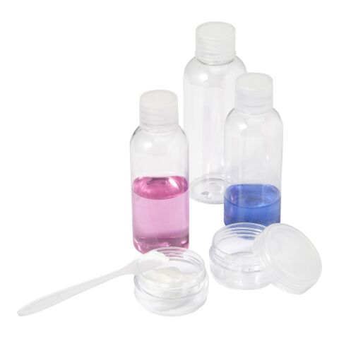 Kosmetik-Reiseset &#039;Travel&#039; aus PET Neutral | ohne Werbeanbringung | Nicht verfügbar | Nicht verfügbar