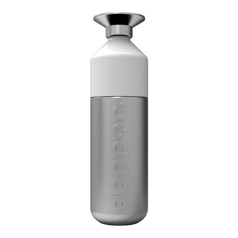 Dopper Steel 800 ml silber/weiß | ohne Werbeanbringung | Nicht verfügbar | Nicht verfügbar