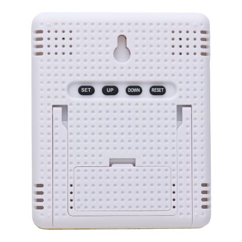 Wetterstation aus Bambus hellbraun | ohne Werbeanbringung | Nicht verfügbar | Nicht verfügbar