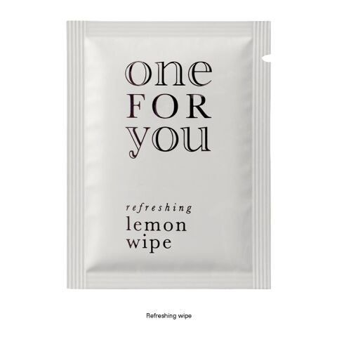 Werbeanhänger Erfrischungstuch 4c Euroskala