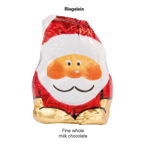 Werbeanhänger mit Mini Weihnachtsmann weiß | ohne Werbeanbringung