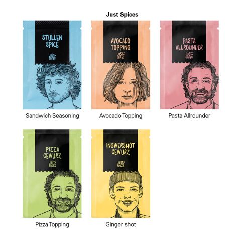 Werbekarte Midi Just Spices ohne Werbeanbringung | Avocado Topping