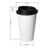 Kaffeebecher "Premium" weiß | ohne Werbeanbringung | Nicht verfügbar | Nicht verfügbar