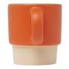 Olympia 130 ml stapelbarer Expresso Becher mit Tonboden Standard | orange | ohne Werbeanbringung | Nicht verfügbar | Nicht verfügbar