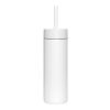 MiiR Sipper 473 ml Trinkflasche mit Trinkhalm weiß