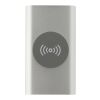 Juice 4000 mAh Typ-C kabellose Powerbank aus recyceltem Aluminium  silber