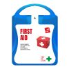 mykit, first aid, kit transparent blau | Nicht verfügbar | 1-farbiger Digitaler Aufkleber | Vorderseite | 90 mm x 127 mm