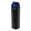 Baseline Rise 750 ml Sportflasche mit Klappdeckel schwarz-blau | ohne Werbeanbringung | Nicht verfügbar | Nicht verfügbar