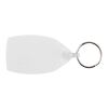 Tait rechteckiger Schlüsselanhänger aus recyceltem Material weiß | ohne Werbeanbringung | Nicht verfügbar | Nicht verfügbar