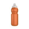Bulb Flasche B1 330 ml Transparent | ohne Werbeanbringung | 1-farbiger Siebdruck | Hellgrau
