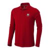 Oakville Langarm Poloshirt rot | L