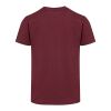 Balfour Kurzärmeliges T-Shirt aus 200 g/m² Bio Baumwolle (OCS), unisex Tiefes Burgunderrot | 4XS
