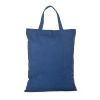 SIENA. Faltbare Tasche aus Baumwolle (50%), receycelte Baumwolle (30%) und Polyester (20% rPET) (140 g/m²) Blau