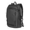 KAMPALA. Laptop-Rucksack aus 900D hochdichtem recyceltem Polyester mit wasserdichter Beschichtung und 210D Futter aus recyceltem Polyester 17'3" Schwarz | ohne Werbeanbringung