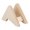 PLYCORK. Sperrholzständer mit 6 Korkuntersetzern Beige | ohne Werbeanbringung