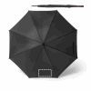 ZANE. Schirm aus 190T Polyester schwarz | ohne Werbeanbringung | Nicht verfügbar | Nicht verfügbar | Nicht verfügbar
