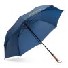 MATEO. Großer (30") Pongee-Regenschirm schwarz