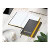 Notizbuch Hardcover Color-Book Ausstattung farbig Gelb | ohne Werbeanbringung | Punktraster | Siebdruck-Digital inkl.