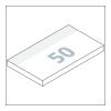 Haftnotizblock Basic 125 × 72 mm Format länglich 125 × 72 mm | ohne Werbeanbringung | 50.0
