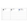 Tisch-Querkalender Master 1 Woche = 2 Seiten 8–21 Uhr 304 × 135 mm | Nicht verfügbar | ohne Werbeanbringung | ohne Werbeanbringung | Karton-Softcover