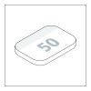 Haftnotizblock Plus Round Ecken abgerundet 4C-Quality