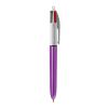 BIC® 4 Colours Shine Kugelschreiber Weiß-lilametallic | Nicht verfügbar