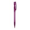 Kugelschreiber Nash Transparent Transparent Violett-Transparent Violett | 1-farbiger Siebdruck | in Verlängerung vom Clip | 45 mm x 25 mm | Nicht verfügbar