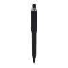 Ozzy-Stift mit Soft-Touch schwarz | 3D Digitaldruck | Clip | 37 mm x 6 mm