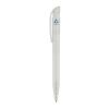 Kugelschreiber S45 R-PET Transparent Weiss-Weiss | 1-farbiger Siebdruck | in Verlängerung vom Clip | 45 mm x 25 mm | Nicht verfügbar