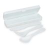 Besteckset PP Weiss