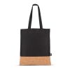 Tragetasche R-PET & Kork 35 x 40cm Schwarz