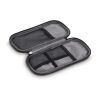 rPET PU-beschichtete 210D Kyra-Organizer-Etui 20 x 11,5 x 2 cm Schwarz