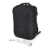 PU-beschichteter Dalston-Rucksack Vakuumrucksack 30 x 15 x 45 cm 20 l Schwarz
