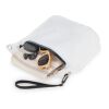 Wasserabweisende Ripstop-Umhängetasche 33 x 23 x 13 cm Weiss