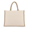 Jute-Baumwolle Tragetasche OEKO-TEX® 42,5 x 19 x 32cm 320g/m² Beige